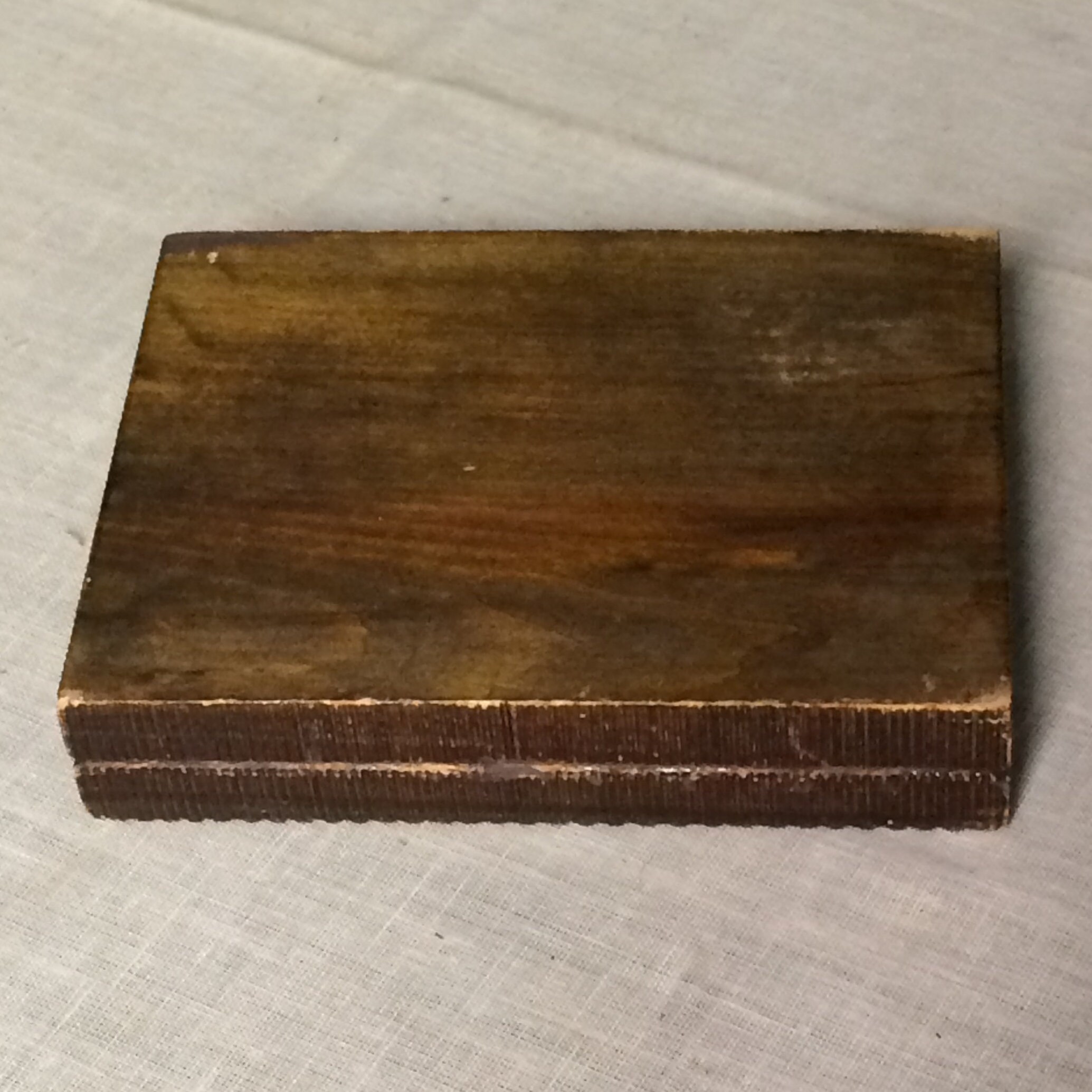 Polish Carved Wood Trinket Box, Carved Wooden Box With Polish Box