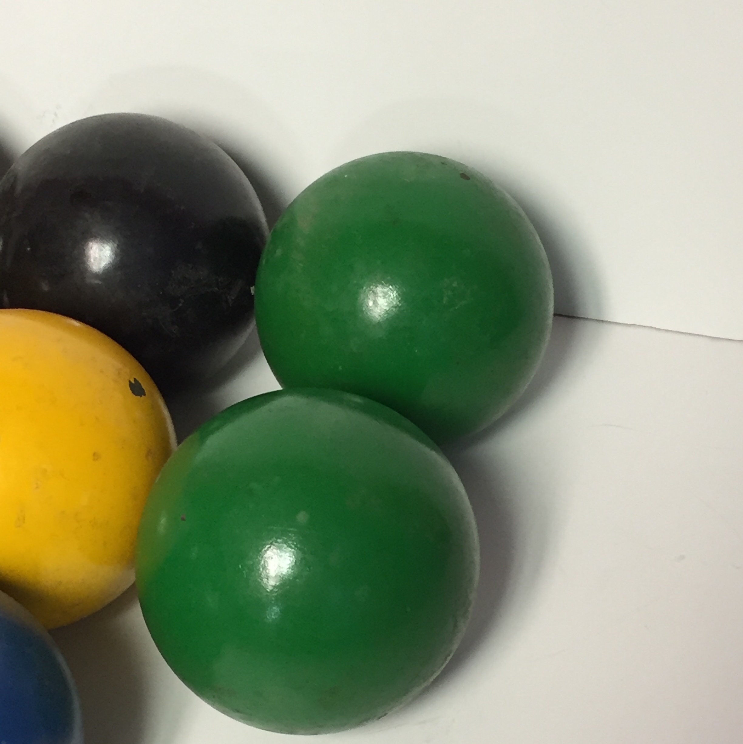 Bocce Balls Set of 8 Vintage Italian Bocce Balls, Lawn Bowling, Outdoor