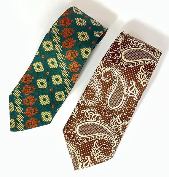 Mid Century Polyester Neckties, 2 - image 2