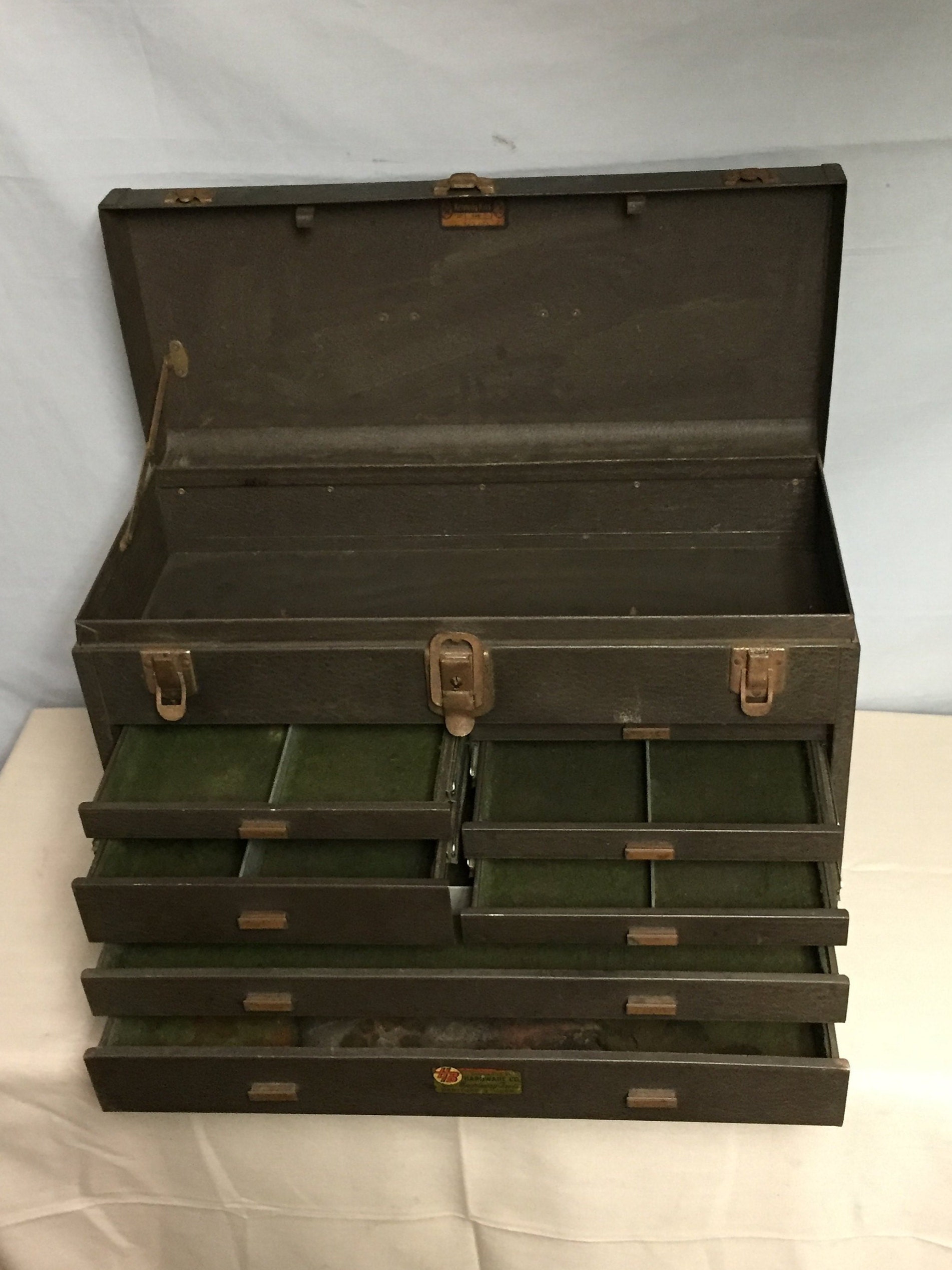 Old School Kennedy Machinist Style Tool Box. - Tool Boxes, Belts