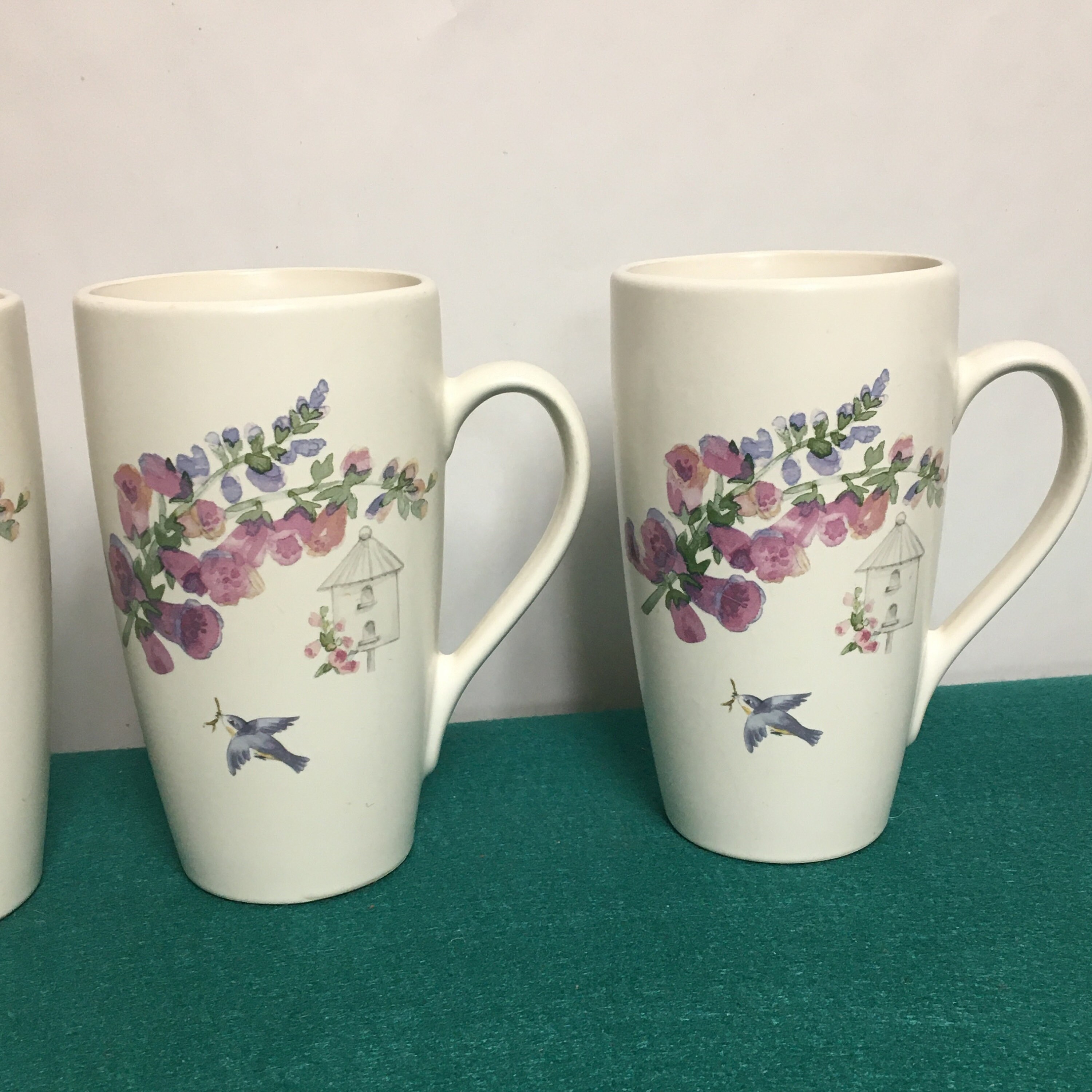set of 4 large coffee mugs
