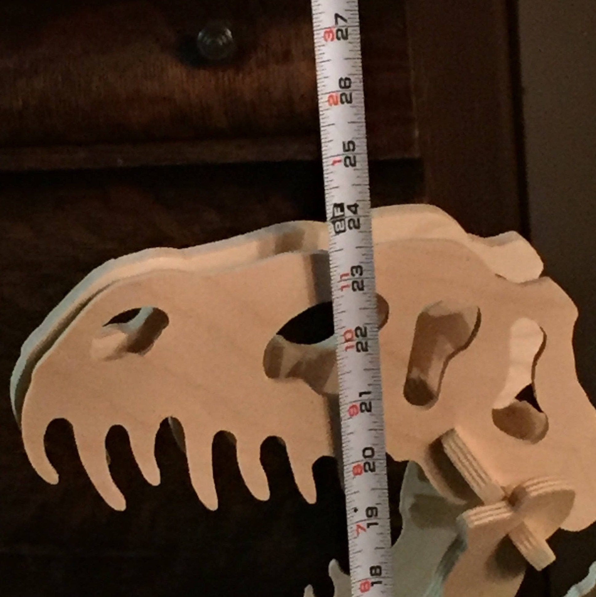 BC Bones Wooden T. Rex Dinosaur Skeleton Kit, Dinosaur Puzzle