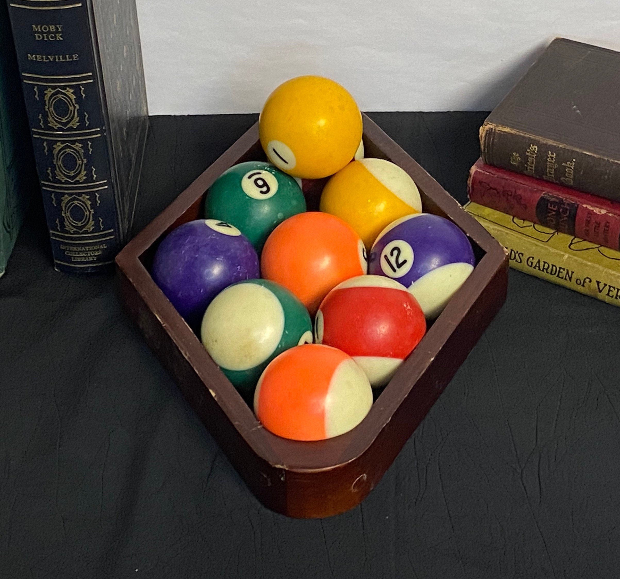 Vintage Lot of 12 Billiards Pool Table Balls