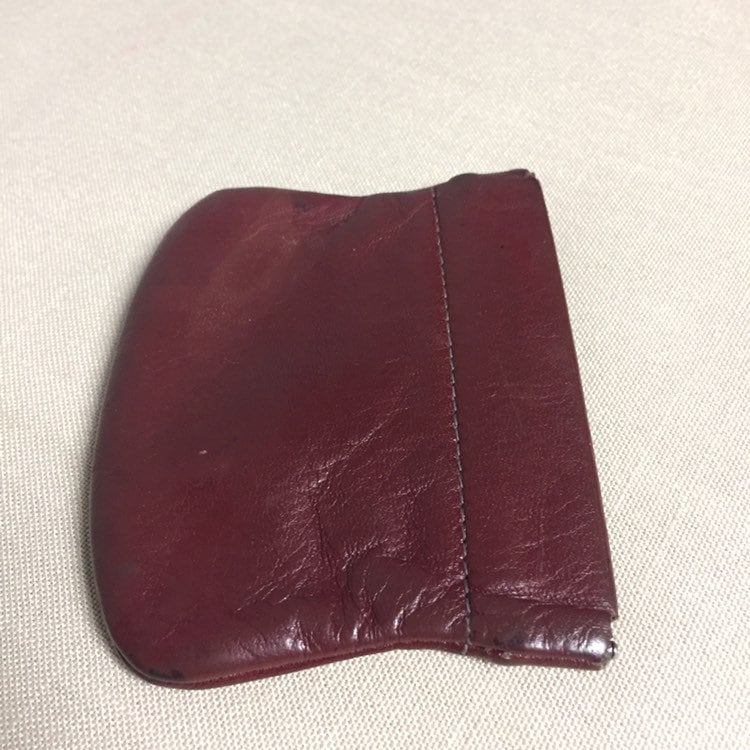 Etienne Aigner Leather Coin Change Purse, Leather Snap Shut Coin Purse, Designer Coin Purse