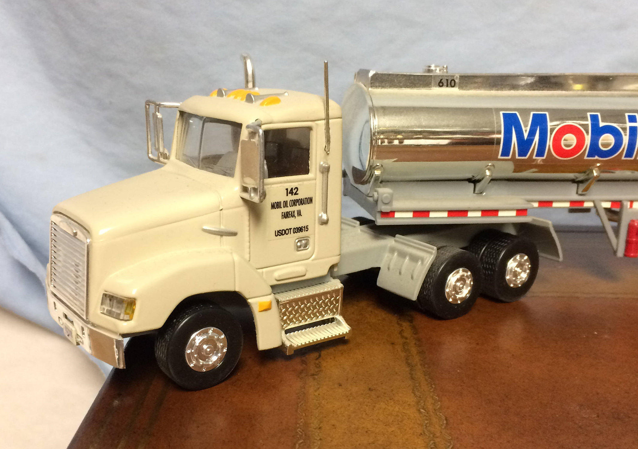 Mobil toy on sale tanker truck