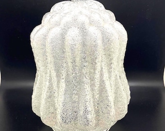 Art Glass Ice Light Globe: Pendant Light 3-1/4" Fitter