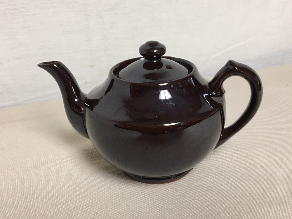 Little Brown Teapot, Made in Occupied Japan, Lusterware, Tea for One