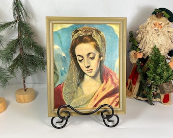 Reproduction "Artoleo" Painted Print of Mary from "La Sagrada Familia"