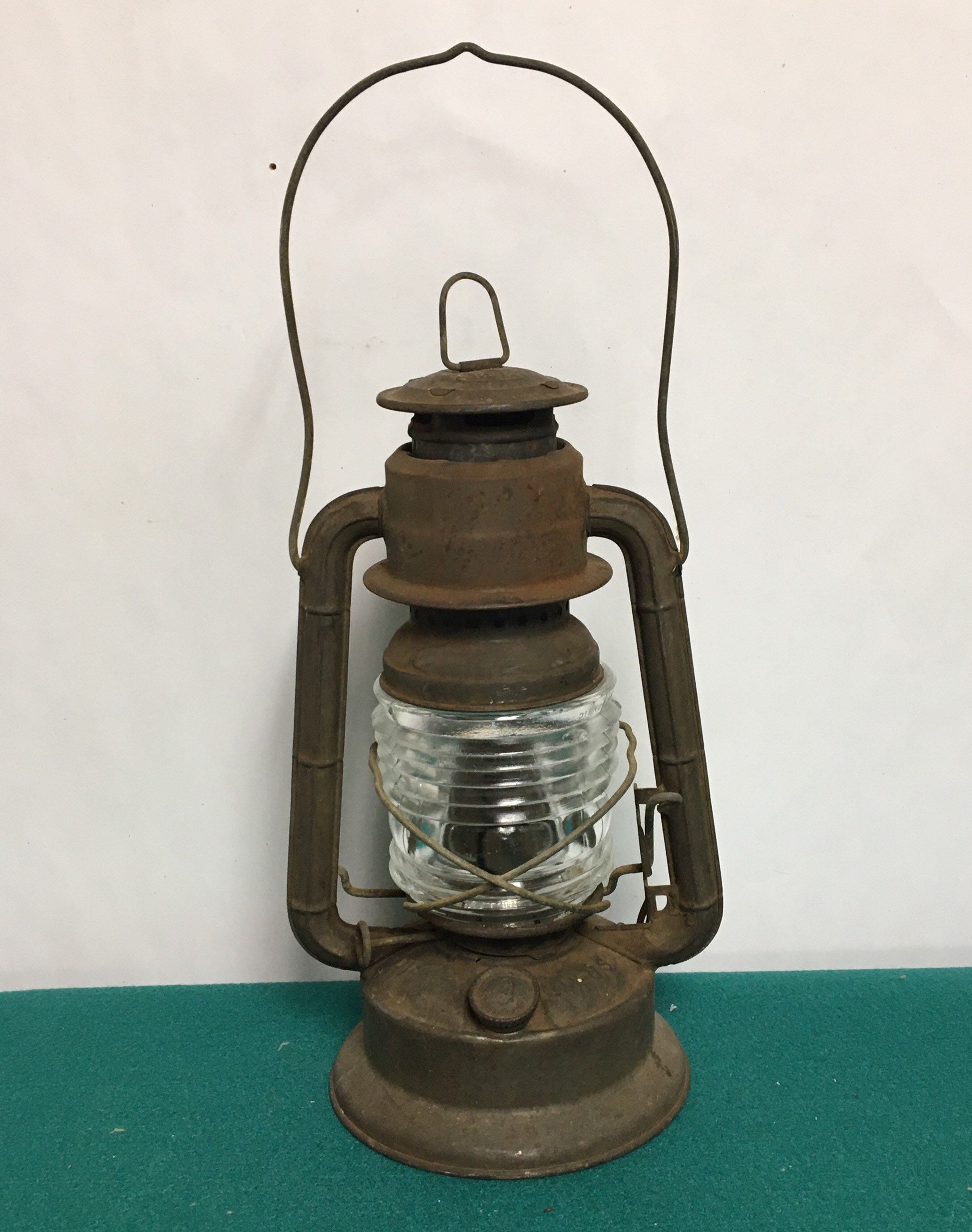 RESERVED Vintage Dietz Little Wizard Lantern with Dietz Glass Globe