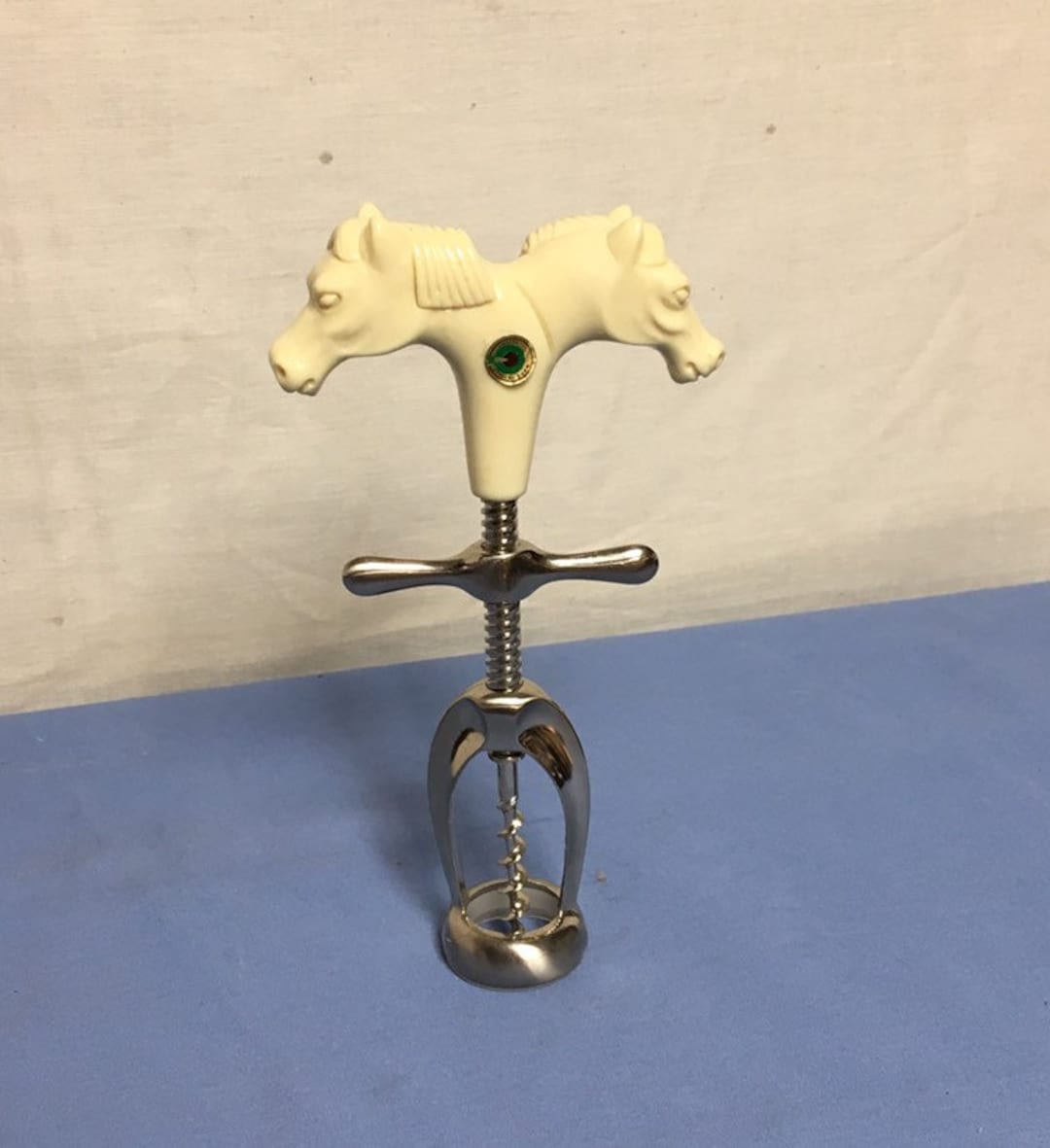 Horsehead Double Action Corkscrew Made in Italy Double Horse Etsy