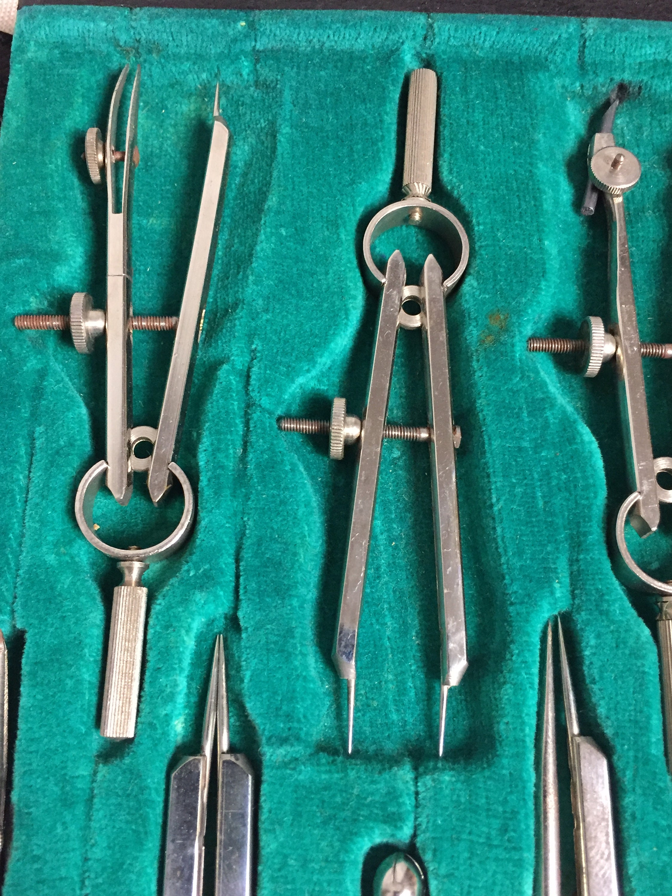 COMPASS Drafting Tools, Germany Drafting Tool Set with Case, Caliper Tool Kit, Measuring Tools