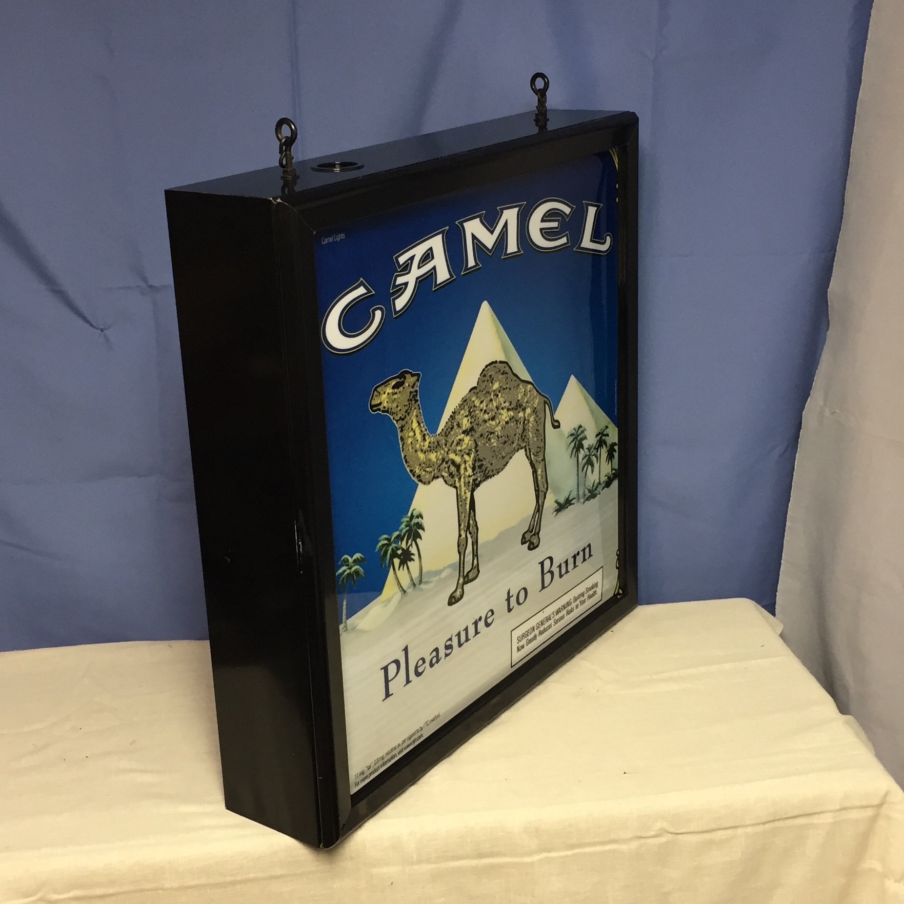 Vintage CAMEL Cigarettes Light Up Sign, Store Advertising ...