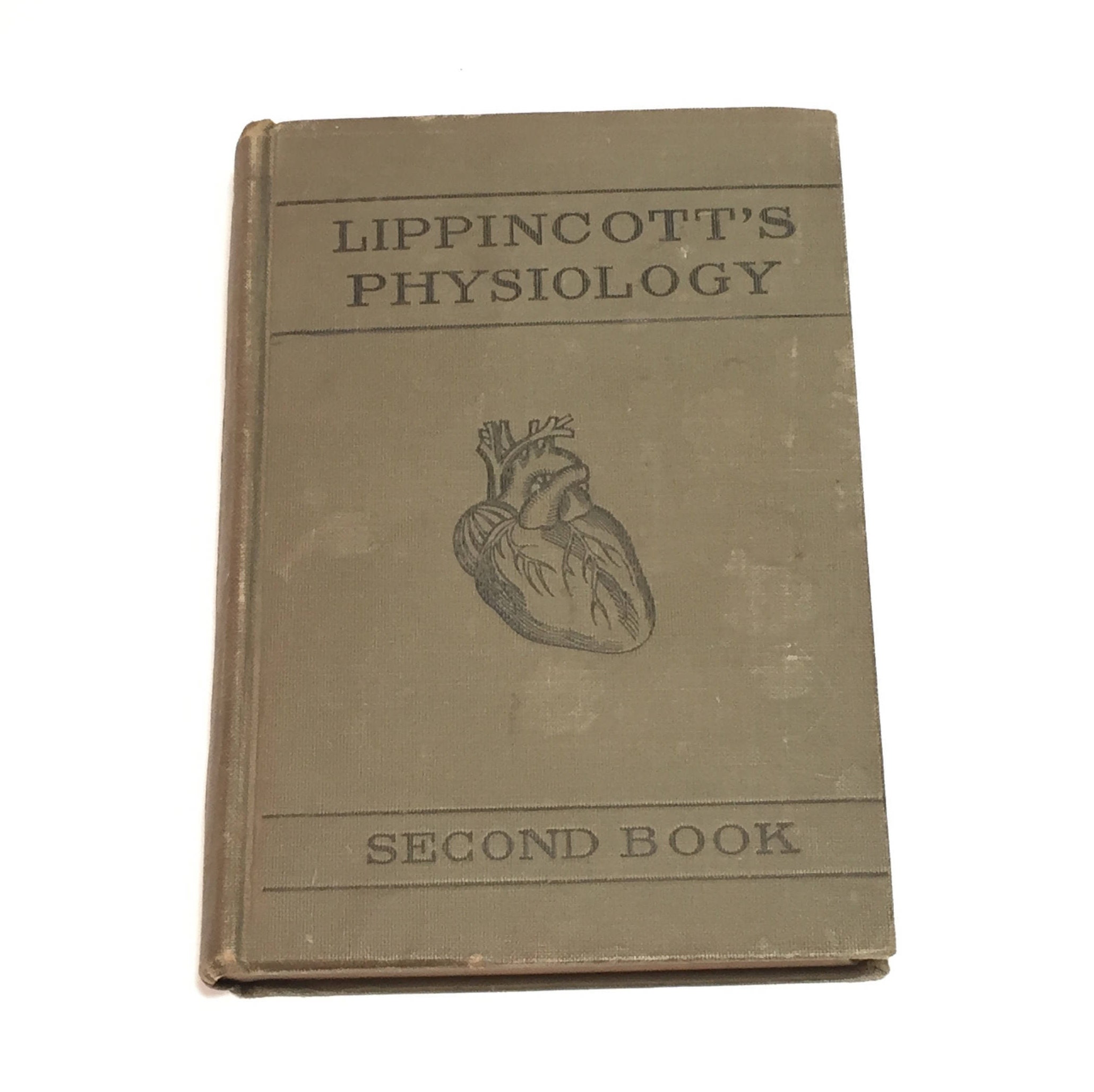 Antique, 1905, Medical Book, Lippincott's Physiology