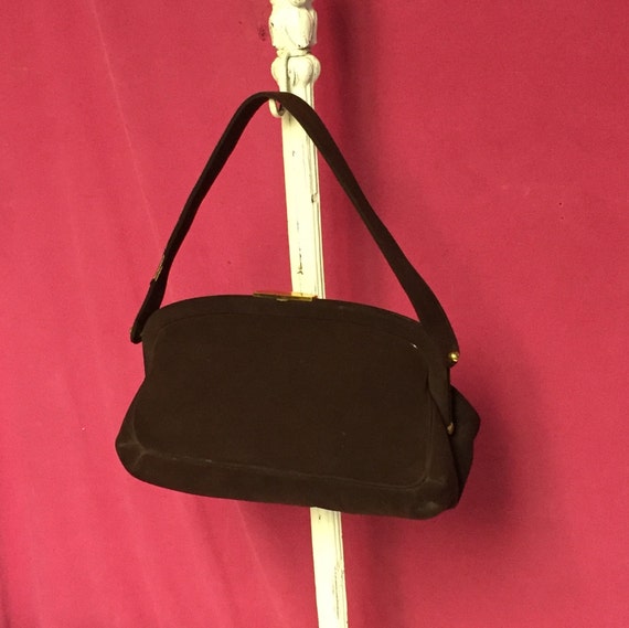 Bienen Davis Purse Brown Suede Leather Handbag - Etsy Israel