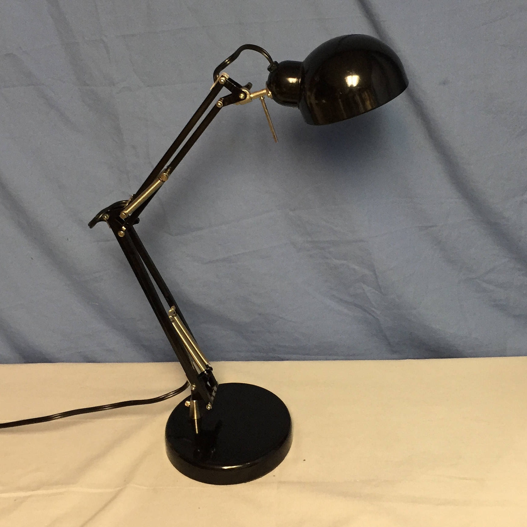 Black Industrial Desk Lamp Fully Adjustable Pixar Lamp Steampunk Boom Lamp
