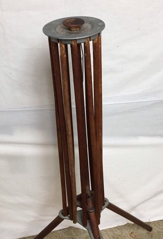 Rare 1920's Dry Rite Clothes Drying Rack Tree Michigan Specialty Co