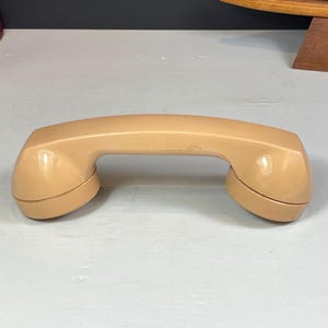 Vintage ITT Tan Telephone Handset Receiver Part