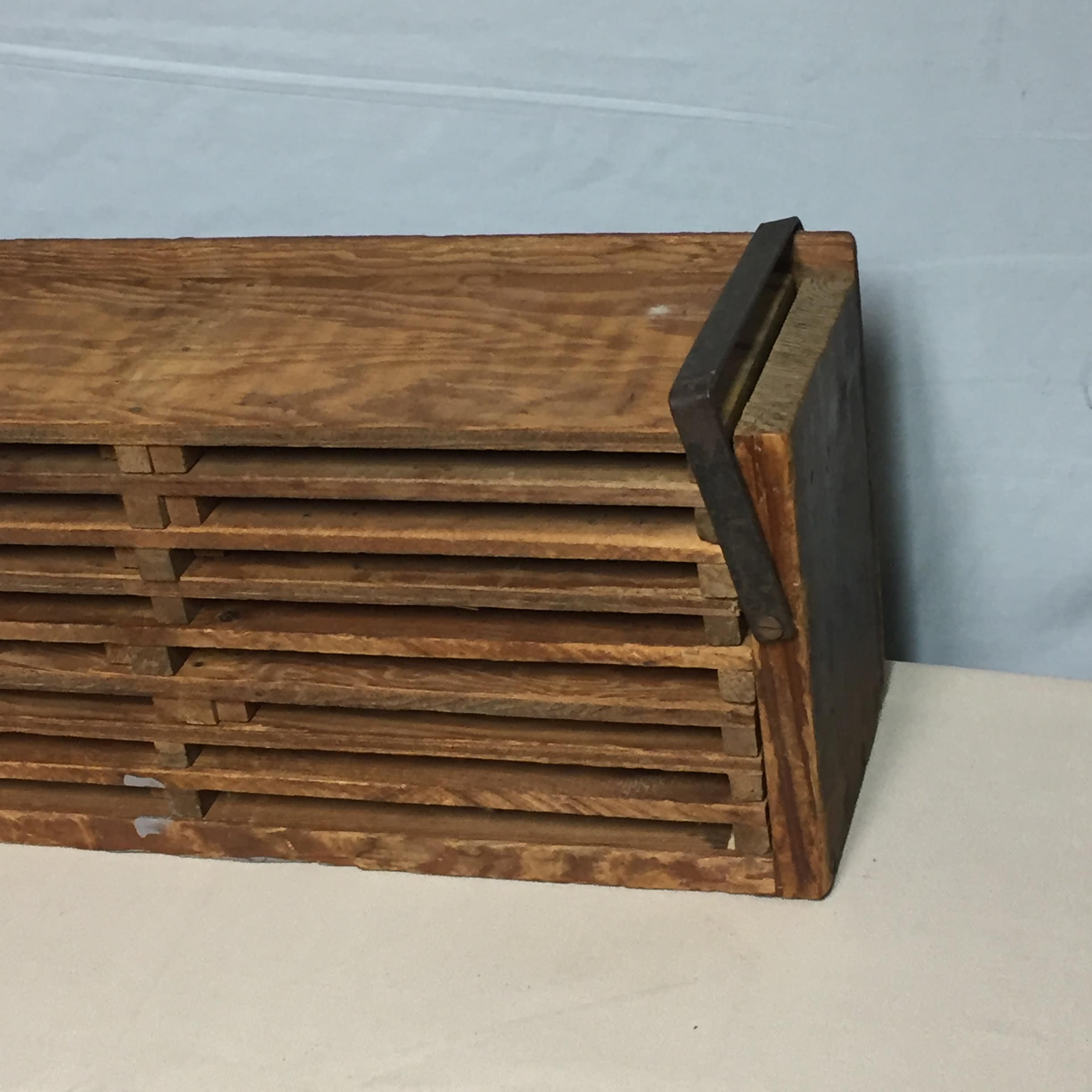 Antique Cigar Drying Chest Primitive Box, 1930's Pennsylvania Cigar