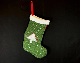 Hand Knit Christmas Stocking