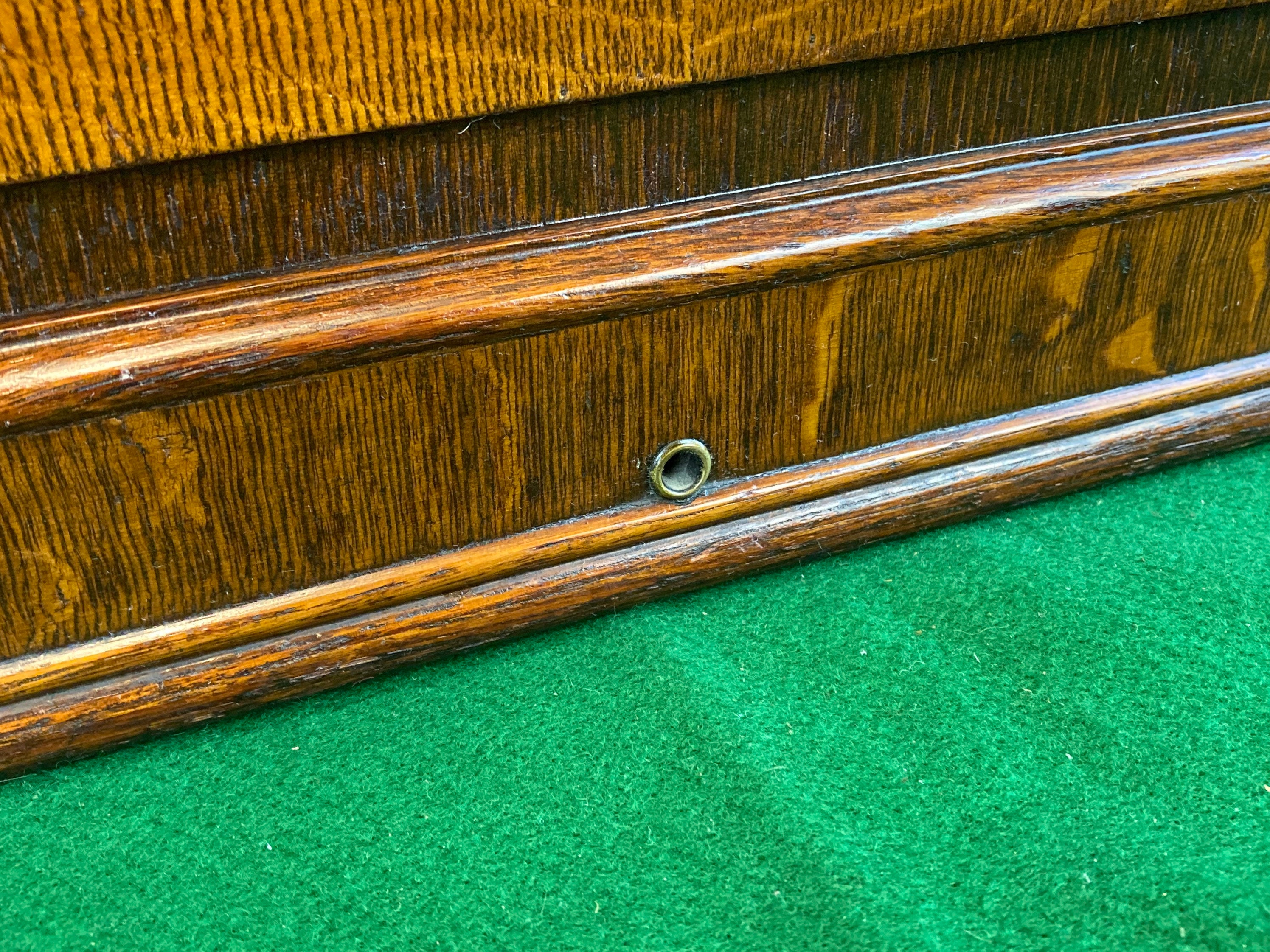 Late 1800's Domestic Treadle Sewing Machine Wooden Top Cover, Coffin