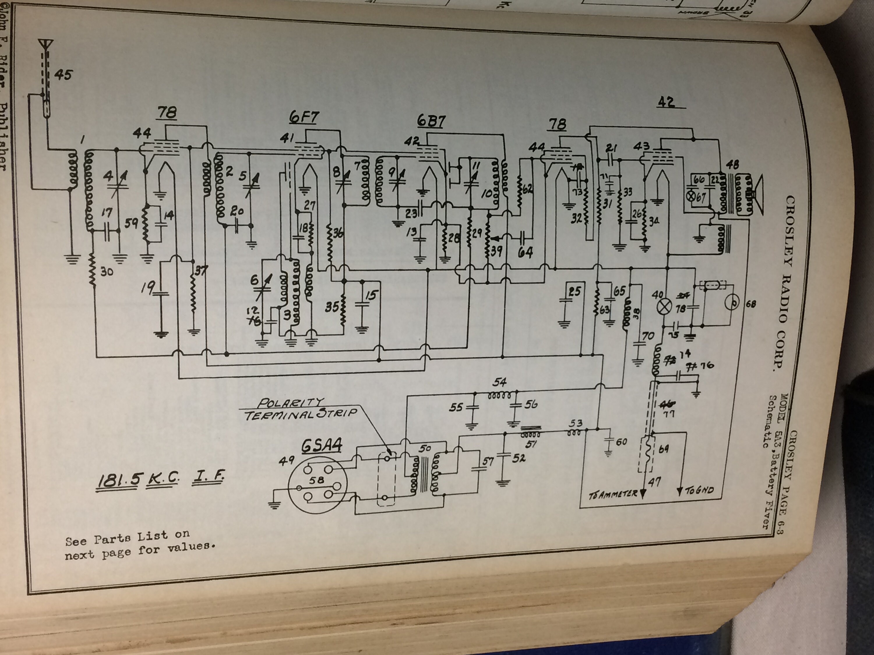 Radio Repair Manuals, Set of 2 John F. Rider Perpetual Trouble Shooters