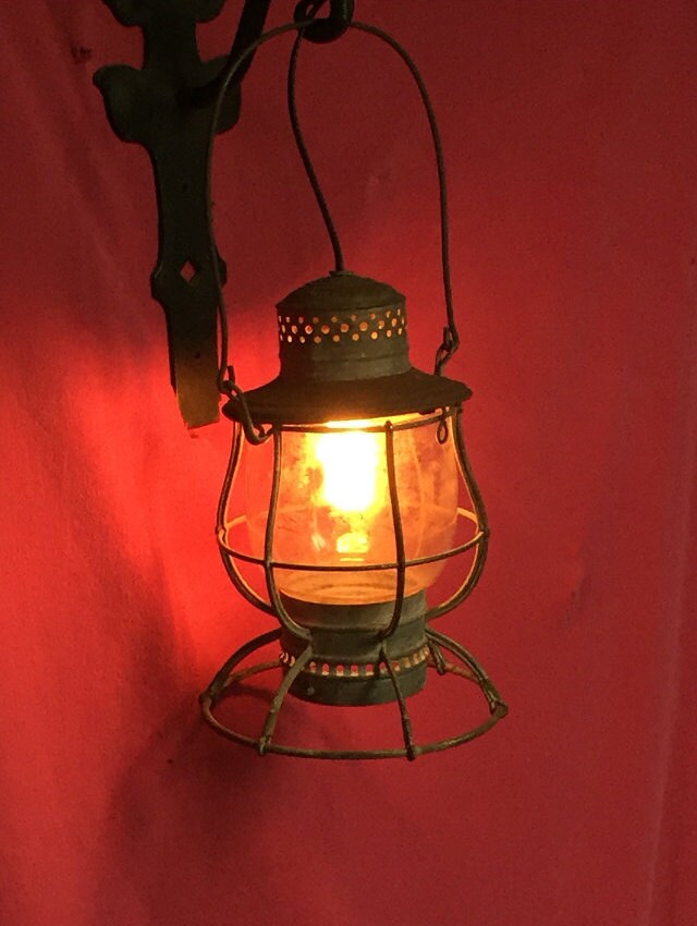 hanging lantern wall