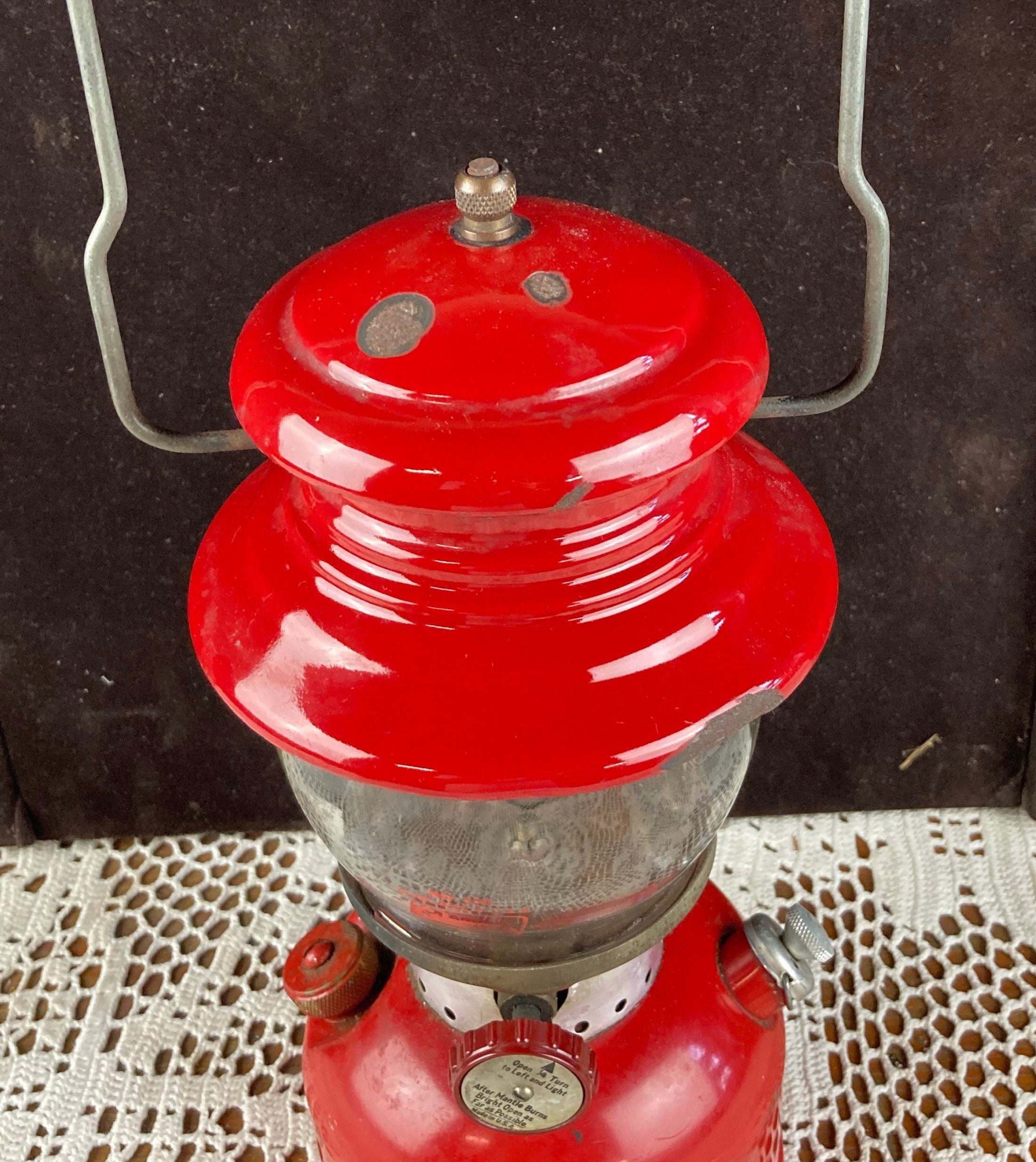 1963 Red Coleman Camping Lantern Model 200