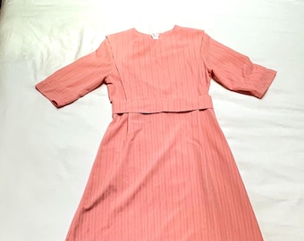 Peach Amish / Mennonite Cape Dress, Hand Sewn