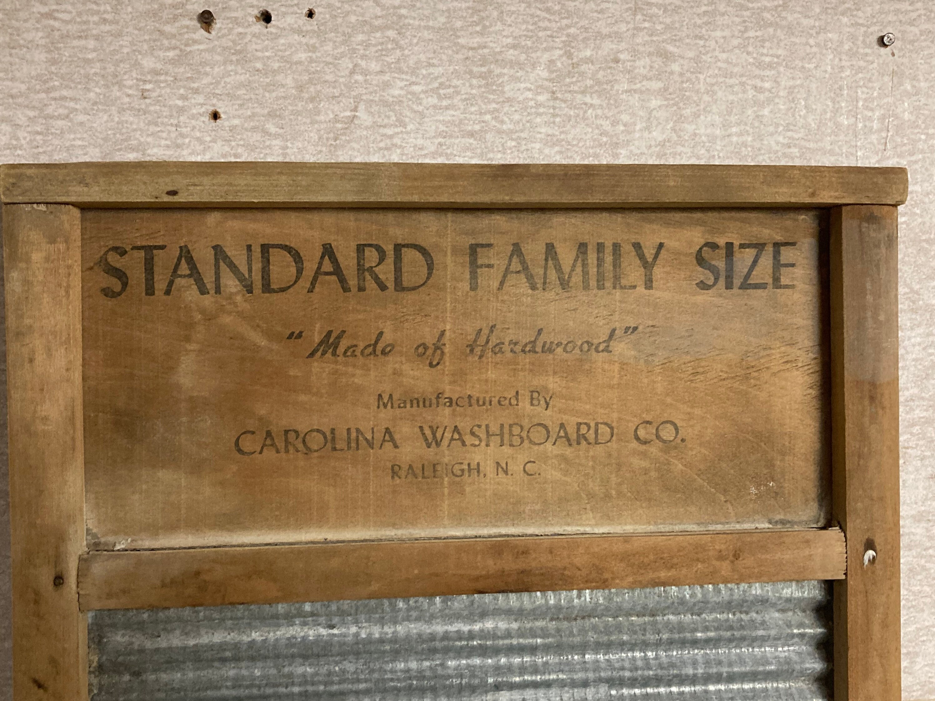 Primitive Antique Carolina Washboard Two In One Family Size