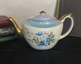 Gibson Staffordshire England Floral Teapot