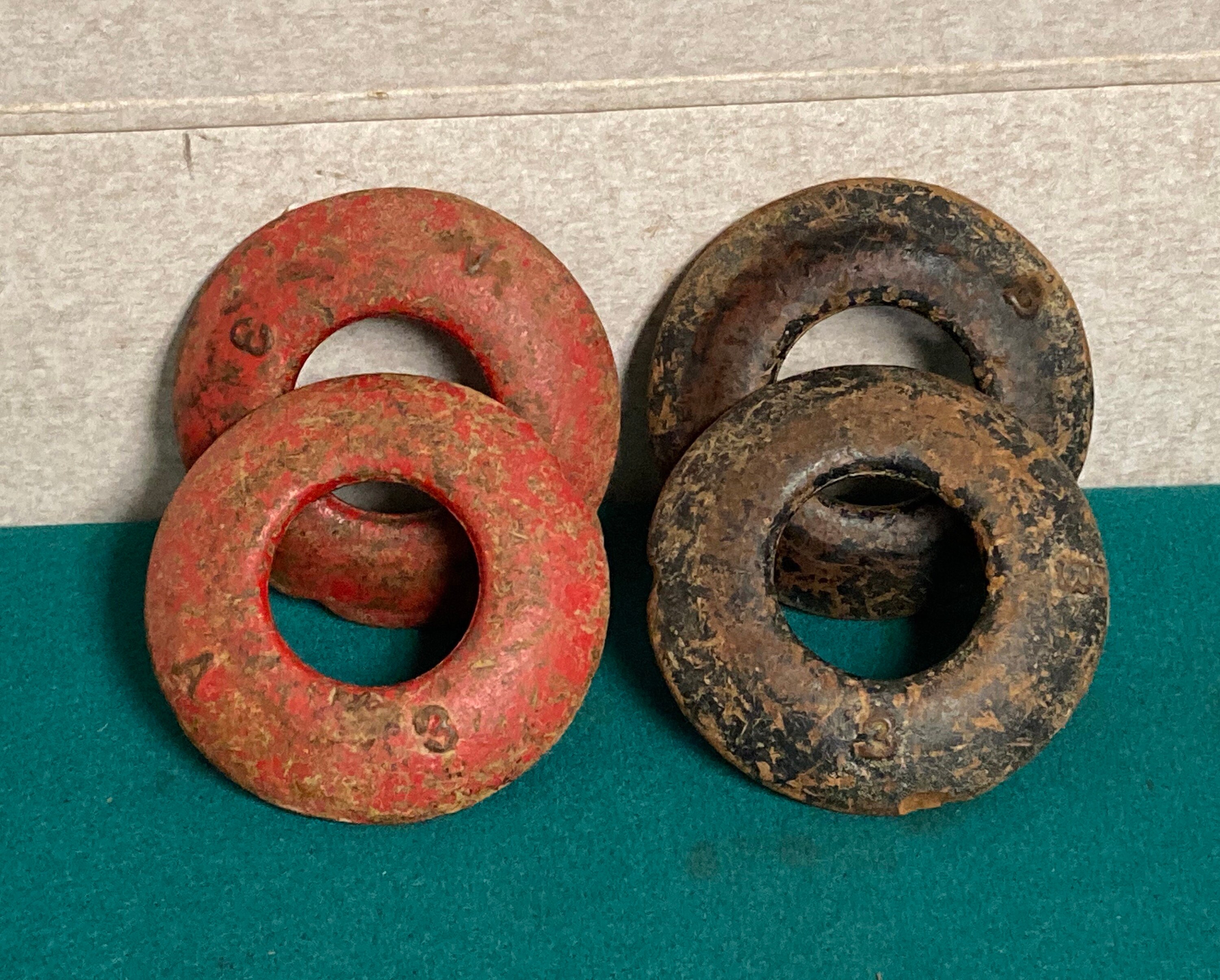 Vintage Horseshoe Pitching, 4 Horse Shoes Lawn Game, 2.35 Lbs 2 Pairs  Horseshoes, Yard Game, Summer Party Game Horseshoe Toss 