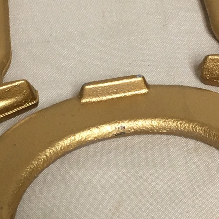 Set of 4 CHAMP Iron Pitching Horseshoes Outdoor Game, Summer Party Yard