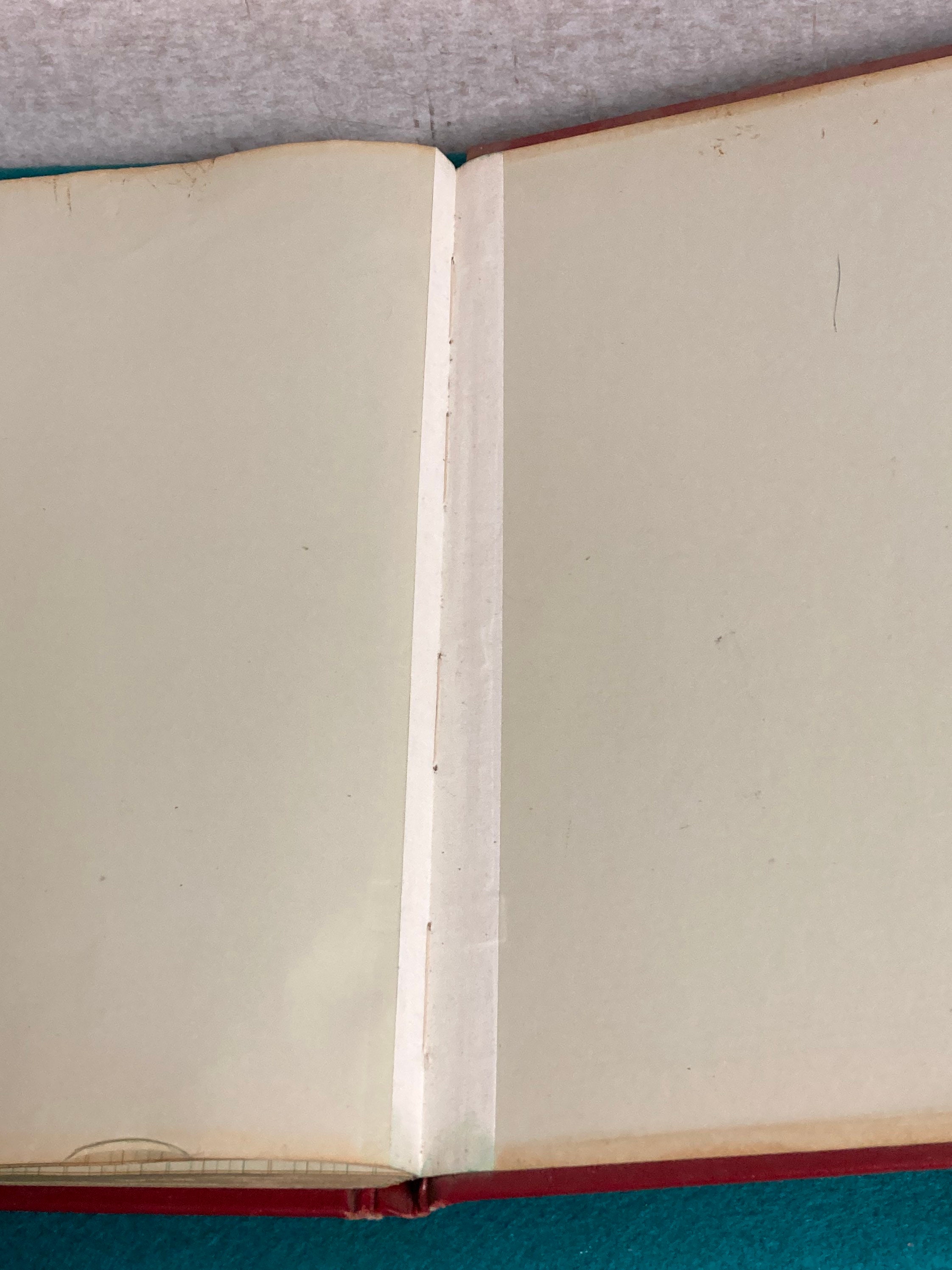 Vintage 1958 Ledger, National Blank Book Company, Accounting Ledger