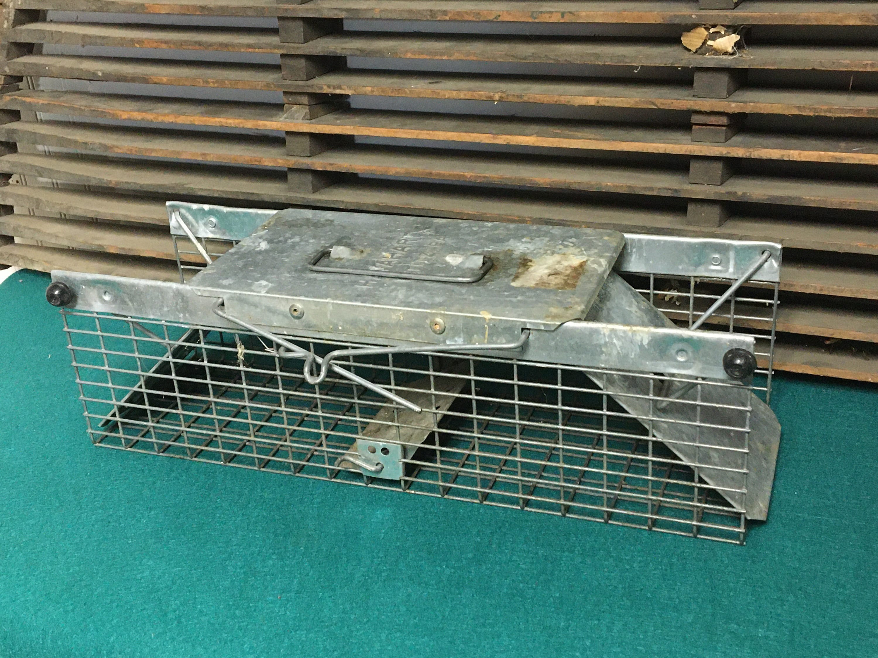 Vintage Metal Wire Animal Trap Cage, Havahart Littiz, Pa., Humane