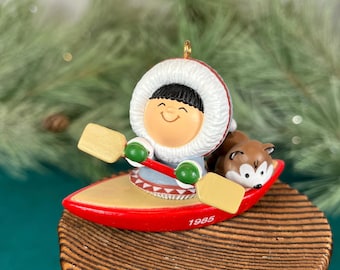 1985 Hallmark Keepsake Ornament, "Frosty Friends", Sixth in Collectible Series