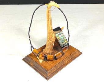 Handcrafted Jewelry Display Rack, Authentic Deer Antler