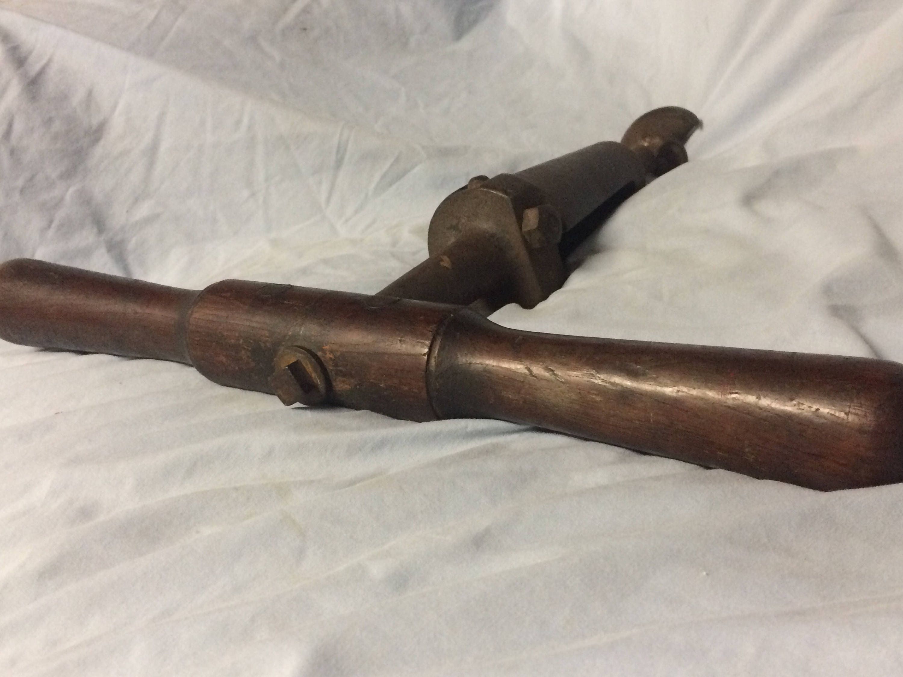 Antique 1800's BUNG MFG CO. Whiskey Barrel Hole Drill Wine Barrel Drill