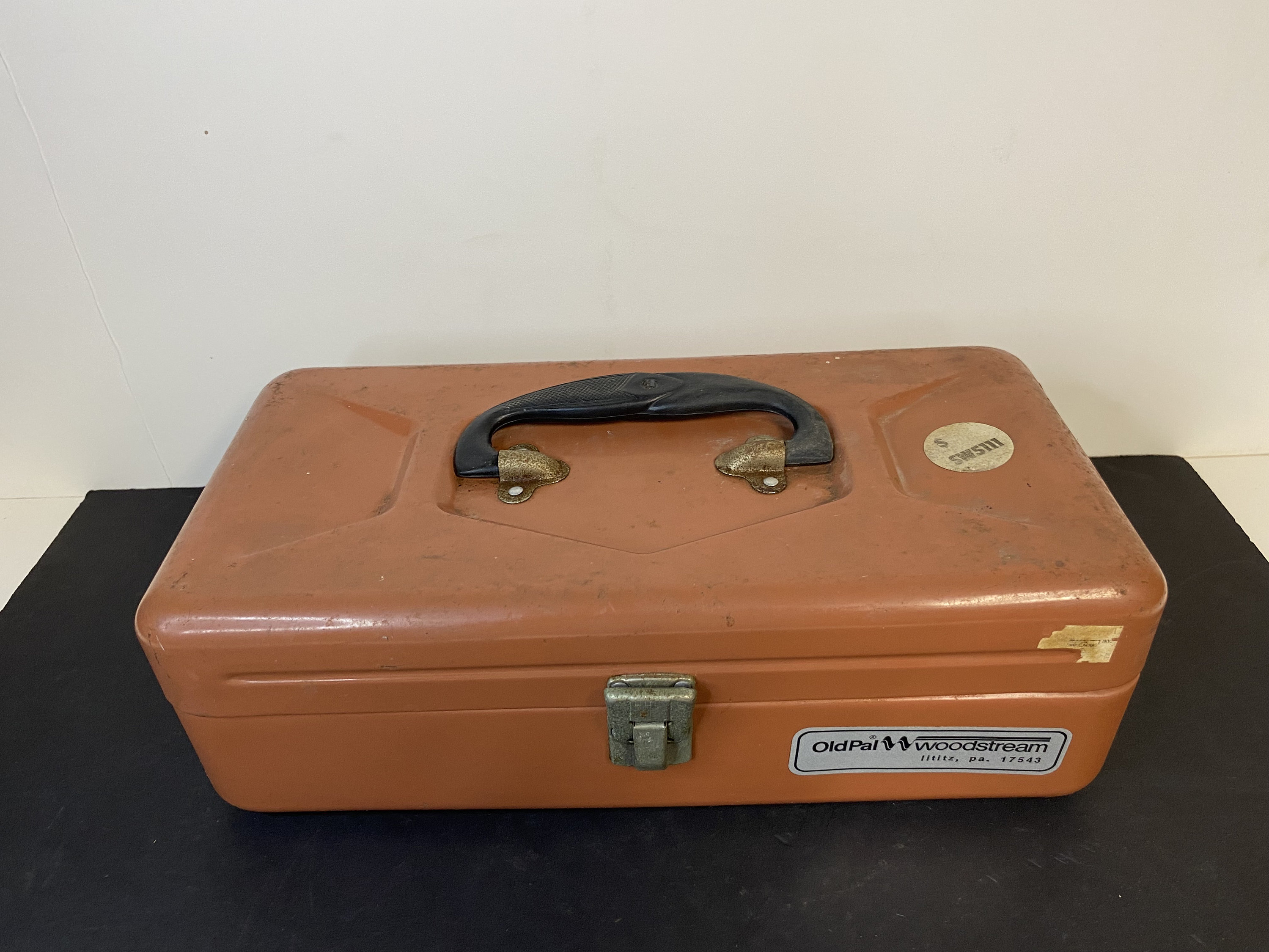 Boîte à Appât De Pêche Ovale Galvanisée - Vintage Pal Woodstream Corp Lititz PA