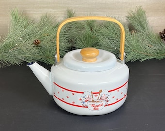 Campbell Kids Enamel Teapot: Gibson 1991
