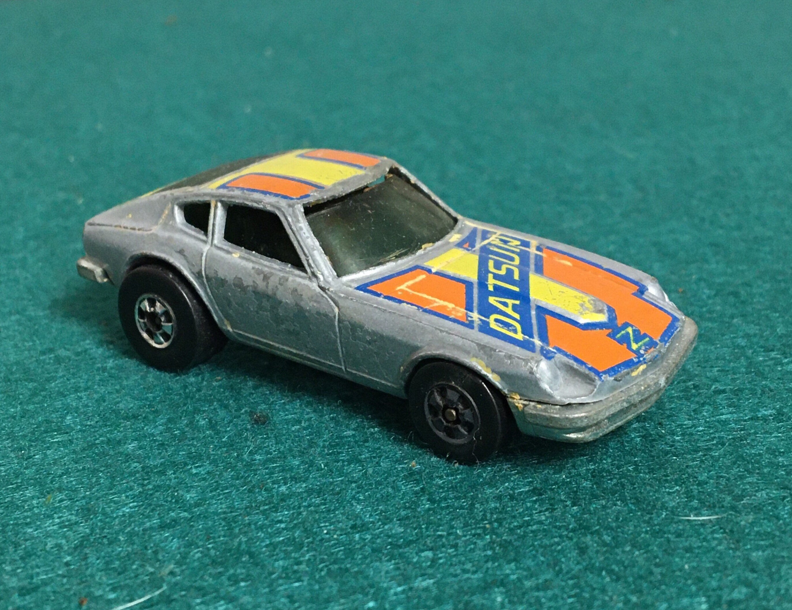 Vintage 1976 Hot Wheels Z Whiz, Blackwall, Gray Datsun, 1977 Hot Wheels