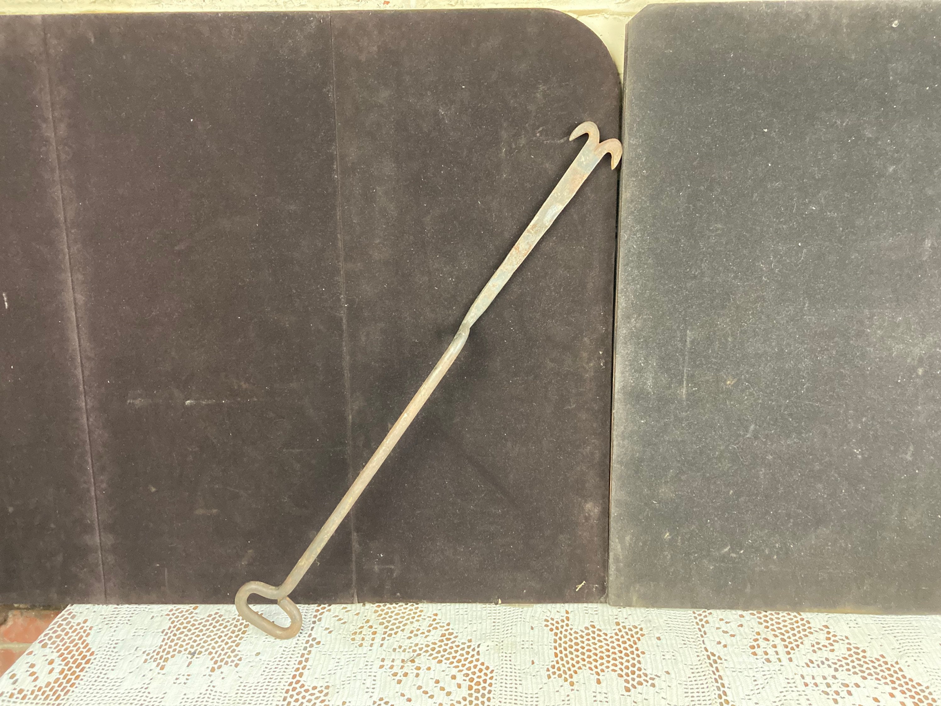 Antique Slate Roofing Shingle Hook Tool, Slater's Roofing Tool