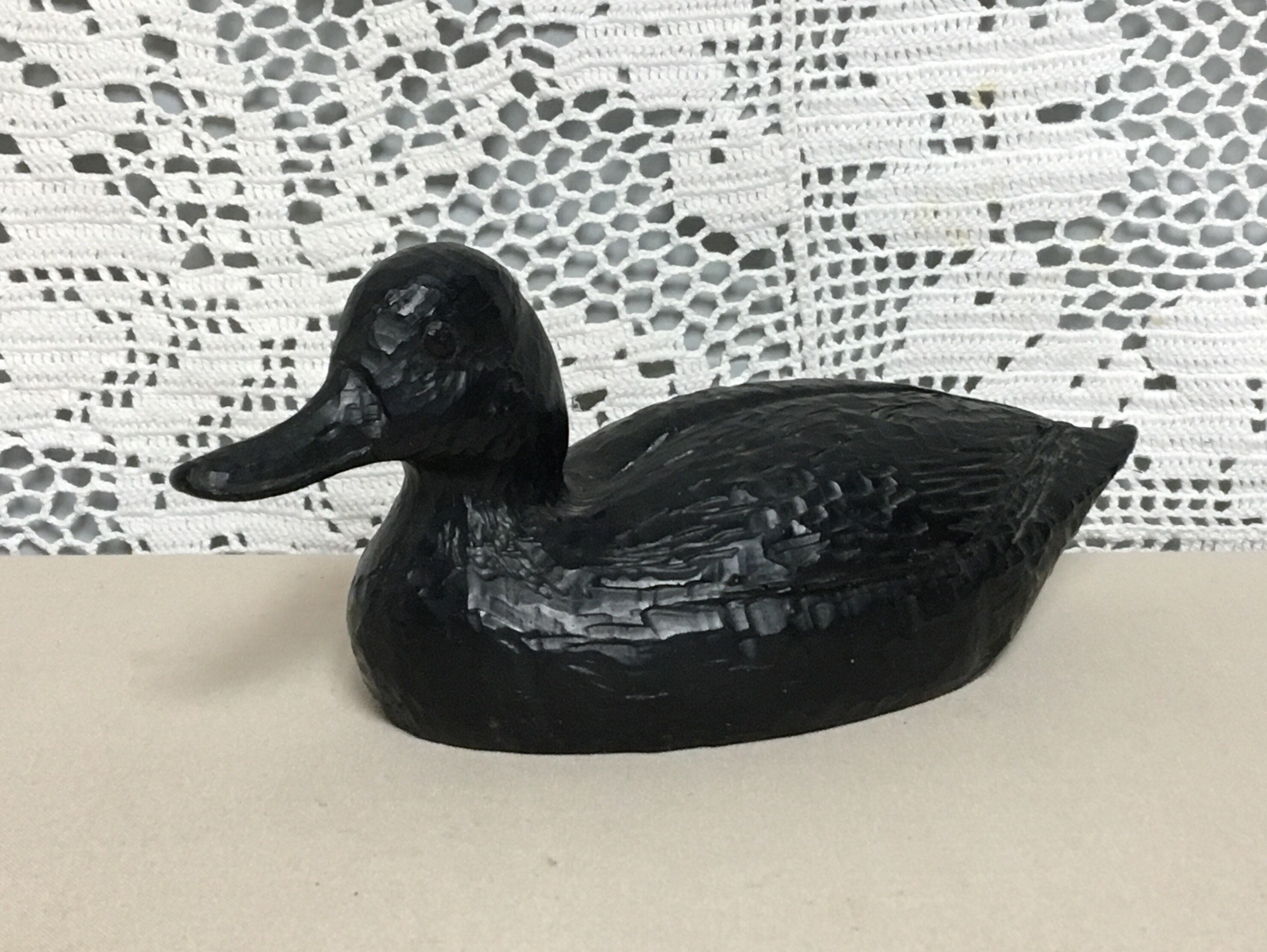 resin duck statue