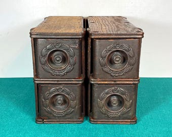 4 Singer Sewing Machine Wooden Drawers and Frames, Cubbies Storage