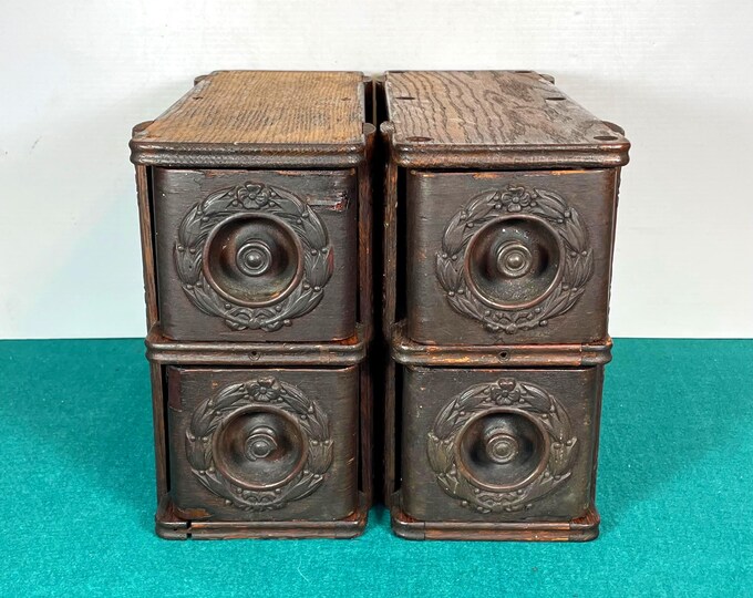 Featured listing image: 4 Singer Sewing Machine Wooden Drawers and Frames, Cubbies Storage