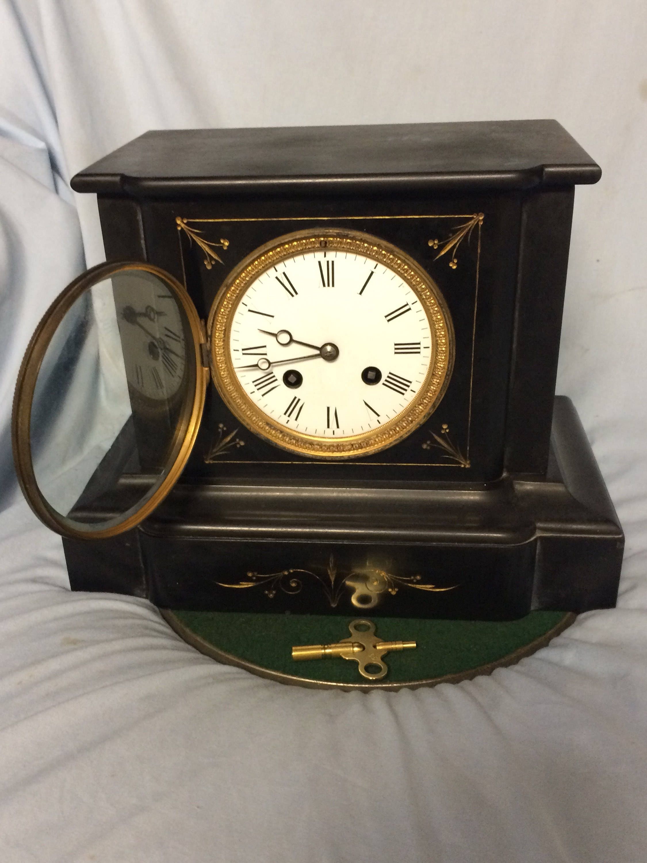 Antique Late 1800's Early 1900's JAPY FRERES & Co. Marble Key Wind