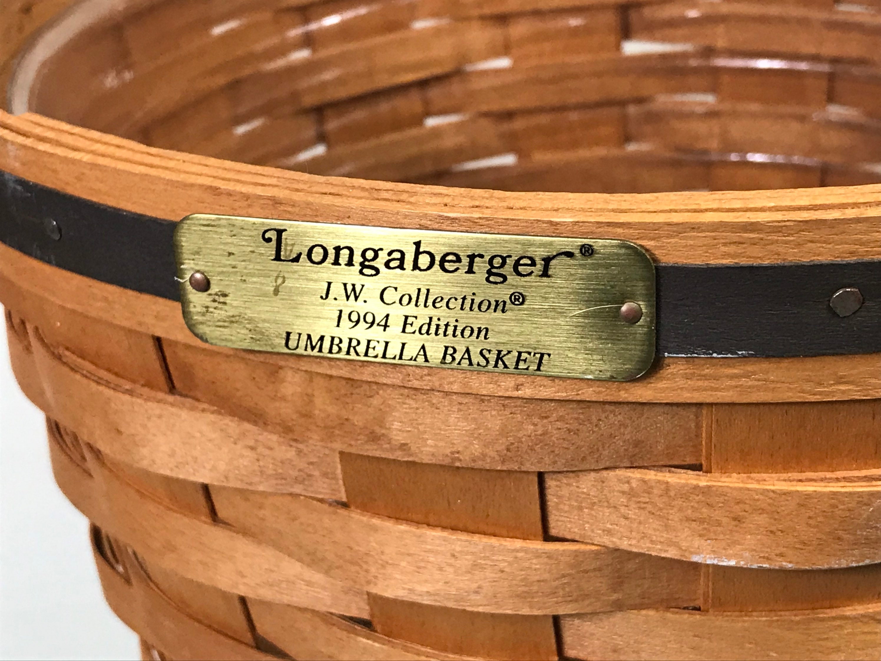 1994 Longaberger J. W. Collection Umbrella Basket Stand
