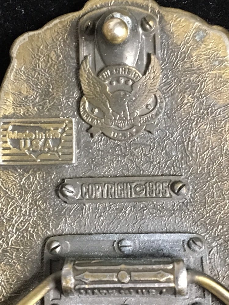 The Great American Buckle Co. Dad Belt Buckle, 1628, Brass Belt Buckle
