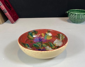 Bellini PIU, Hand Painted Bowl, Made in Italy