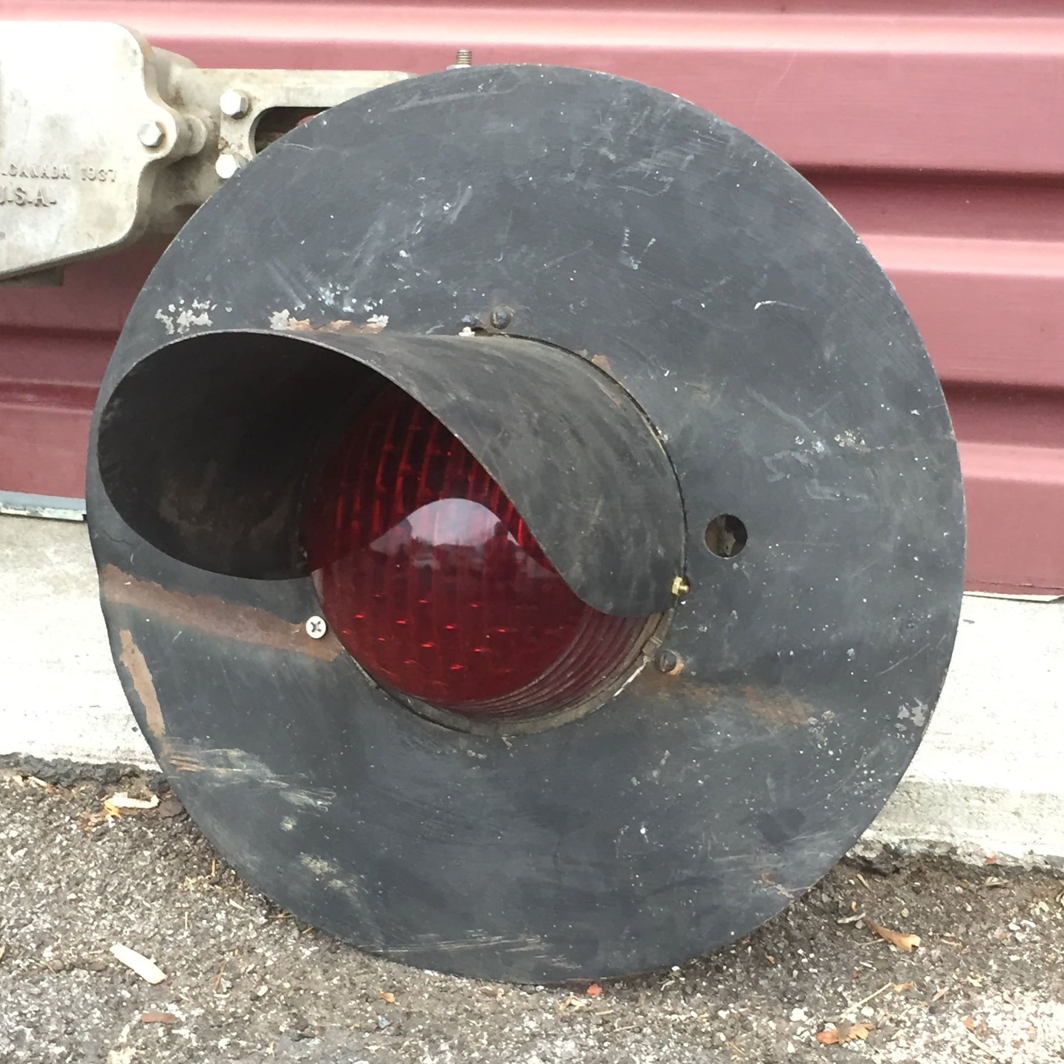 Vintage WRRS Authentic Railroad Train Crossing Signal Stop Lights Set