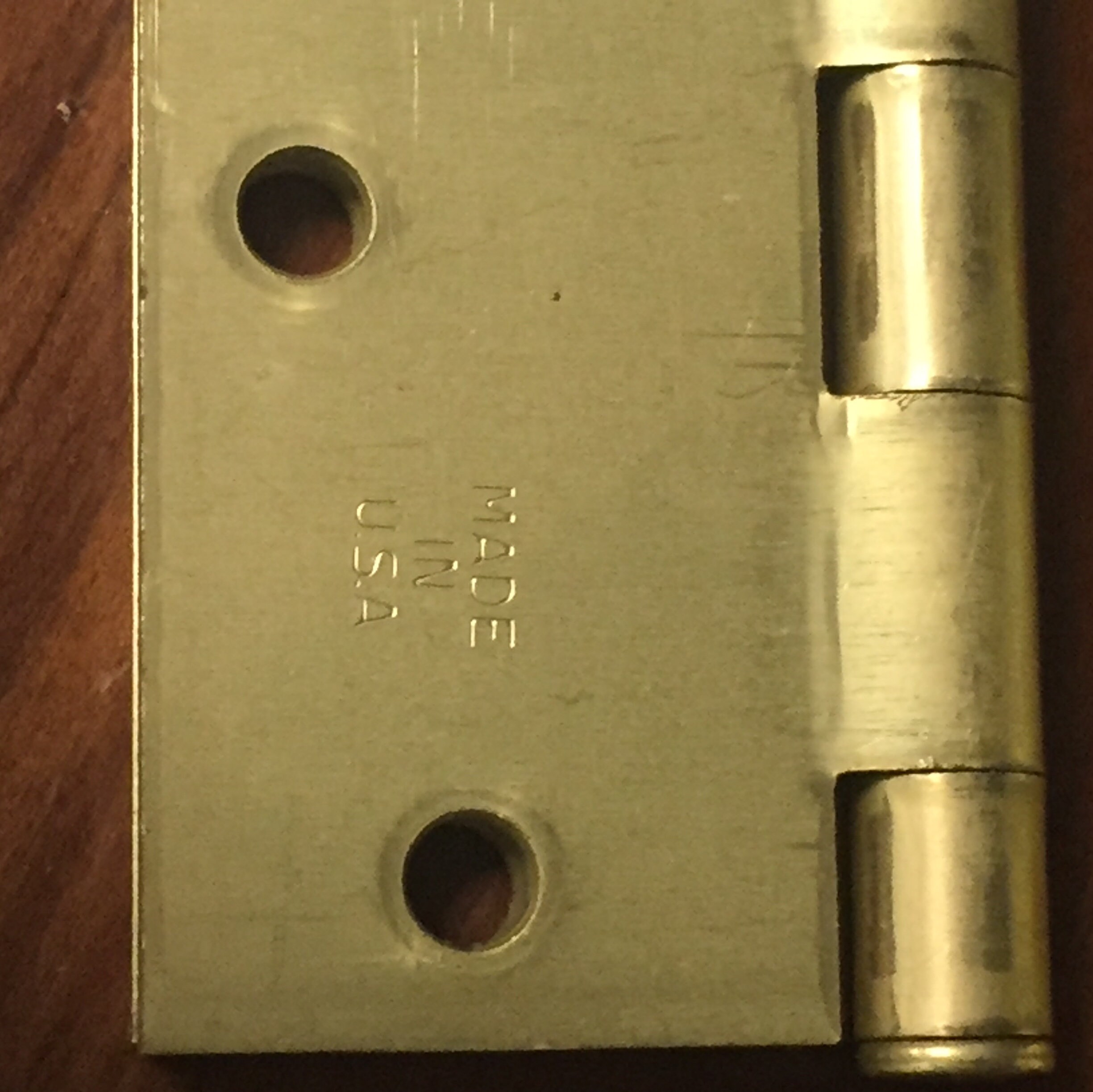 Lot of 7 Pairs New STANLEY Satin Brass Door Mortise Hinges, Square